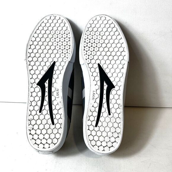 Lakai Stargazer Manchester Skate Shoes Sneakers Mens 10.5 Suede Gray Lace Up Low - Picture 10 of 11